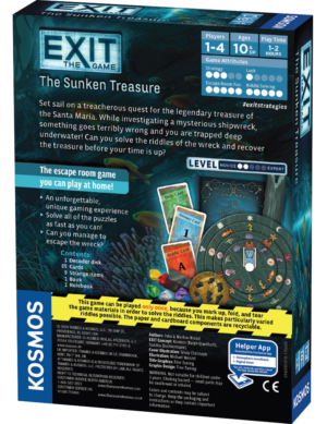 EXIT The Sunken Treasure – πίσω όψη