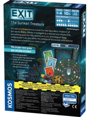 EXIT The Sunken Treasure – πίσω όψη